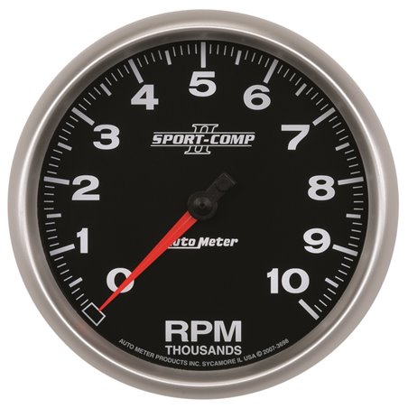 Autometer Sport-Comp II 5 inch 0-10000 RPM In Dash Tachometer