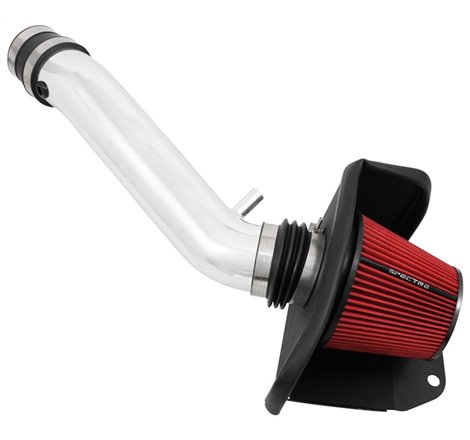 Spectre 16-18 Jeep Grand Cherokee V6-3.6L F/I Air Intake Kit - Polished w/Red Filter