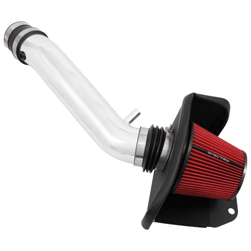 Spectre 16-18 Jeep Grand Cherokee V6-3.6L F/I Air Intake Kit - Polished w/Red Filter