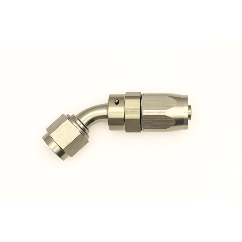 DeatschWerks 6AN Female Swivel 45-Degree Hose End CPE