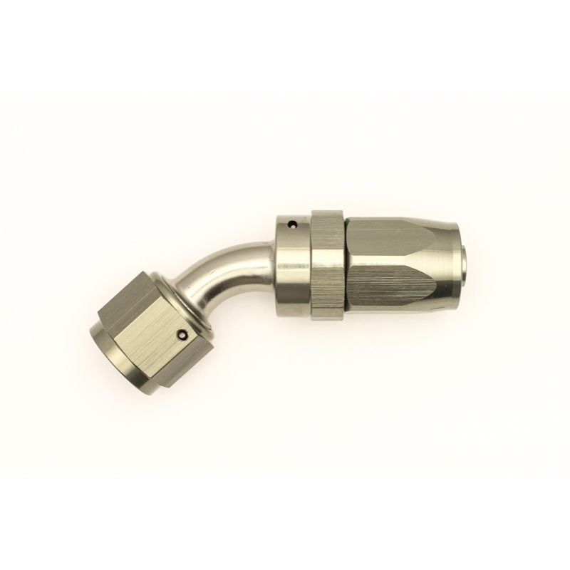 DeatschWerks 8AN Female Swivel 45-Degree Hose End CPE