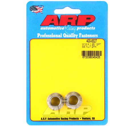 ARP M12 x 1.25 M14 WR 12pt Nut Kit - 2 Pack