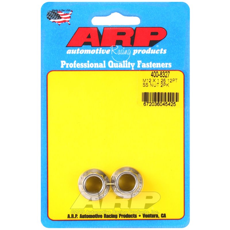 ARP M12 x 1.25 M14 WR 12pt Nut Kit - 2 Pack