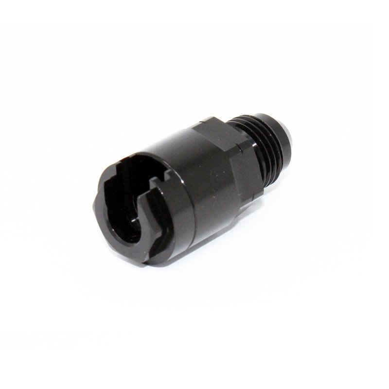 Torque Solution Locking Quick Disconnect Adapter Fitting: 3/8in SAE to -8AN Male Flare