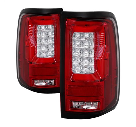 Spyder Ford F150 04-08 Styleside Tail Light V2 - LED - Red Clear ALT-YD-FF15004V2-LBLED-RC