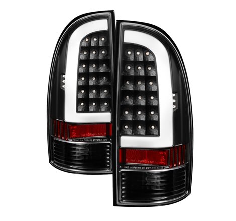 xTune Toyota Tacoma 05-15 Tail Lights - Light Bar LED - Black ALT-ON-TT05-LBLED-BK