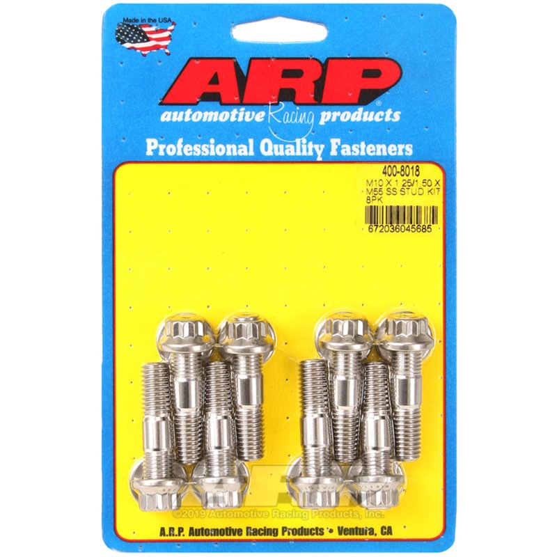 ARP M10 x 1.25/1.50 x 48mm Broached Stud Kit