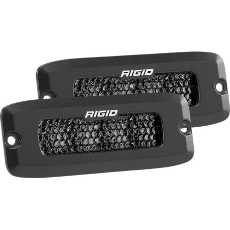 Rigid Industries SR-Q Series PRO Midnight Edition - Spot - Diffused - Pair