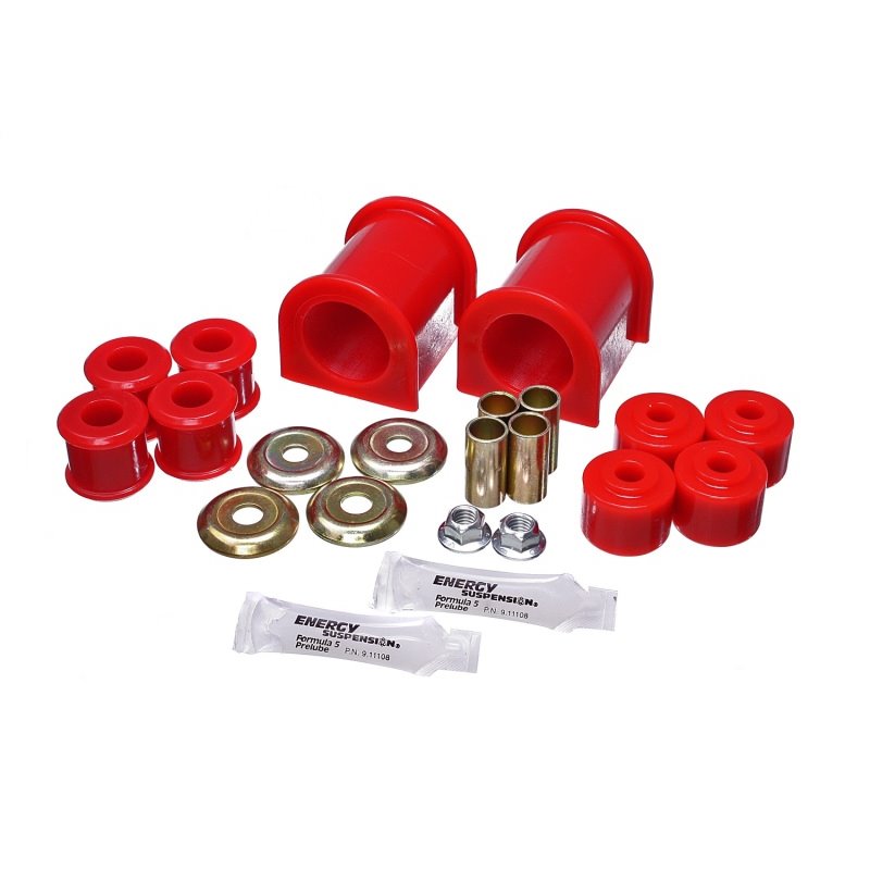 Energy Suspension 89-11 Ford F53 Class A Motorhome 1-1/2in Front Sway Bar Bushings - Red