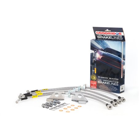 Goodridge 12-17 Chevrolet Caprice Police Package Only SS Brake Line Kit