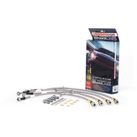 Goodridge 13-15 Subaru Crosstrek XV (All Models) SS Brake Line Kit