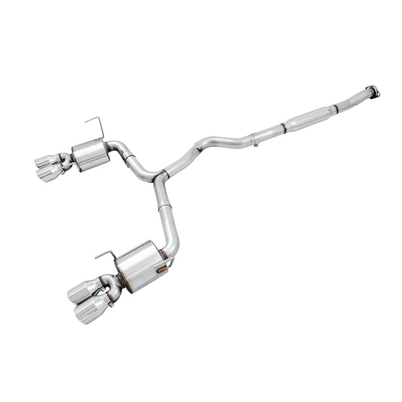 AWE Tuning 2015+ Subaru WRX VA Sedan Touring Edition Exhaust - Chrome Silver Tips (102mm)