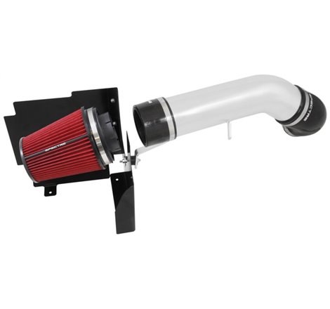 Spectre 99-07 GM Truck V8-4.8/5.3/6.0L F/I Air Intake Kit - Clear Anodized w/Red Filter