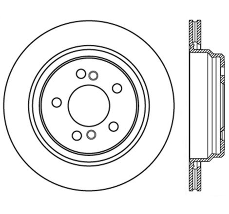 StopTech Sport Slotted (CRYO) 01-06 BMW M3 Rear Left Rotor