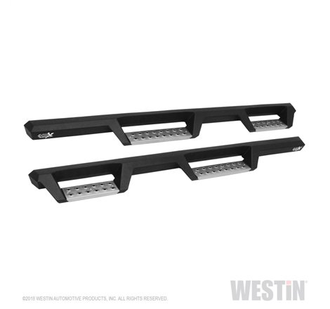 Westin/HDX 2018 Jeep Wrangler JL Unlimited Drop Nerf Step Bars - Textured Black