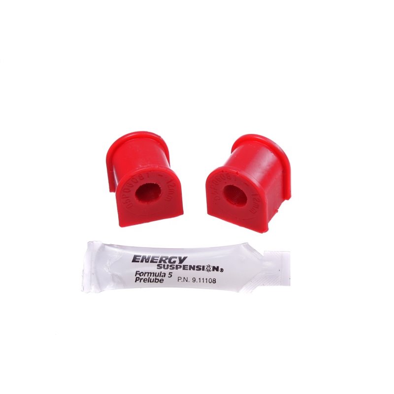 Energy Suspension 06-11 Honda Civic (Excl Si) 12mm Rear Sway Bar Bushings - Red