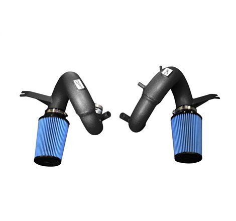 Injen 18-20 Kia Stinger 3.3L Twin Turbo Wrinkle Black Short Ram Air Intake