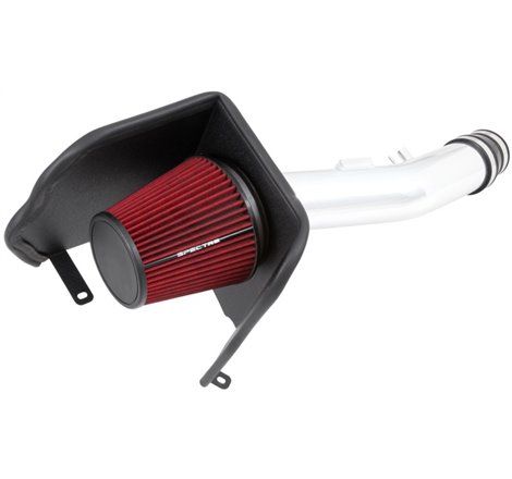 Spectre 10-18 Toyota FJ 10-15 4Runner V6-4.0L F/I Air Intake Kit - Polished w/Red Filter