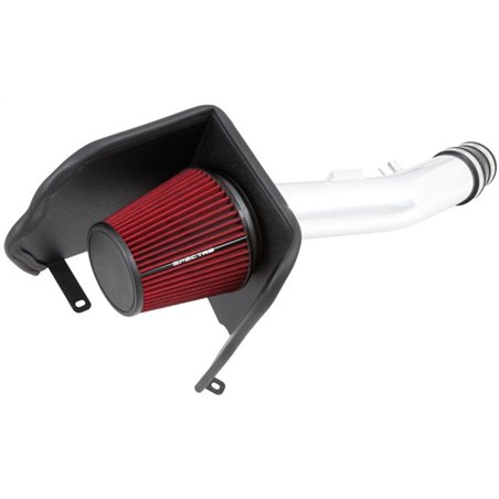 Spectre 10-18 Toyota FJ 10-15 4Runner V6-4.0L F/I Air Intake Kit - Polished w/Red Filter