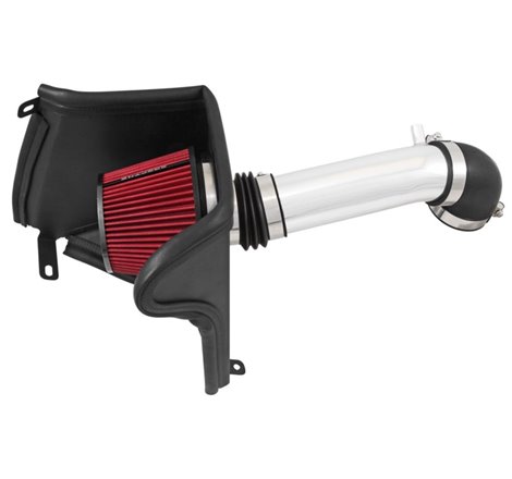 Spectre 91-01 Jeep Cherokee L6-4.0L F/I Air Intake Kit - Polished w/Red Filter