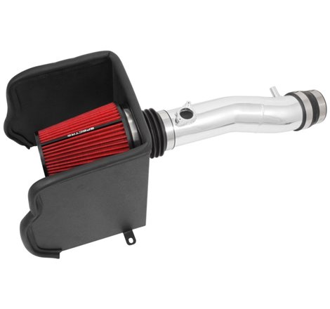 Spectre 16-18 Toyota Tacoma V6-3.5L F/I Air Intake Kit - Polished w/Red Filter