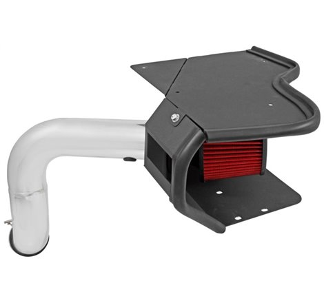 Spectre 11-16 Jeep Patriot L4-2.0L F/I Air Intake Kit - Polished w/Red Filter