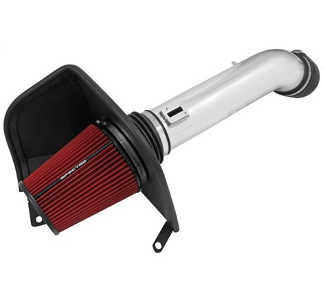 Spectre 16-17 GM 2500HD/3500HD V8-6.0L F/I Air Intake Kit - Polished w/Red Filter