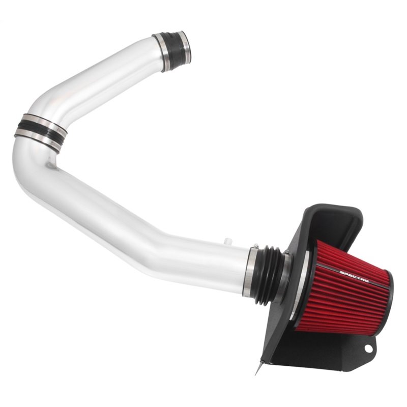 Spectre 11-15 Jeep Grand Cherokee V6-3.6L F/I Air Intake Kit - Polished w/Red Filter