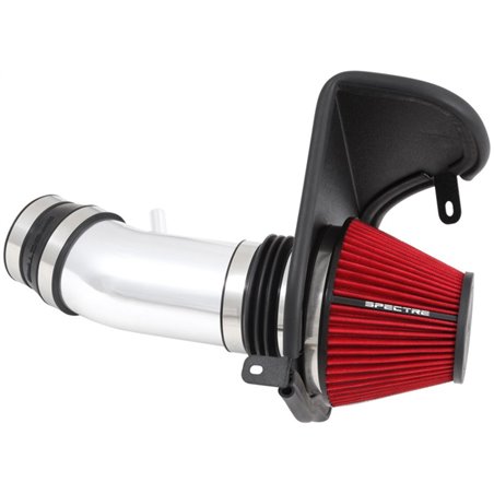 Spectre 11-14 Challenger/Charger V8-6.4L F/I Air Intake Kit - Polished w/Red Filter