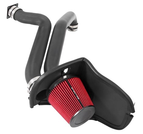 Spectre 97-06 Jeep Wrangler L6-4.0L F/I Air Intake Kit - Tex. Black w/Red Filter