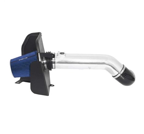 Spectre 09-12 GM Truck V8-4.8/5.3/6.0L F/I Air Intake Kit - Polished w/Blue Filter