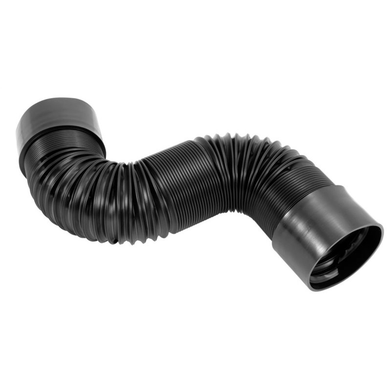 Spectre Air Duct Hose Kit 4in. OD (41in. Ducting / 2 Threaded PVC Couplers) - Black