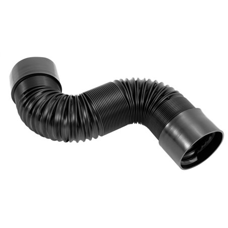 Spectre Air Duct Hose Kit 4in. OD (41in. Ducting / 2 Threaded PVC Couplers) - Black