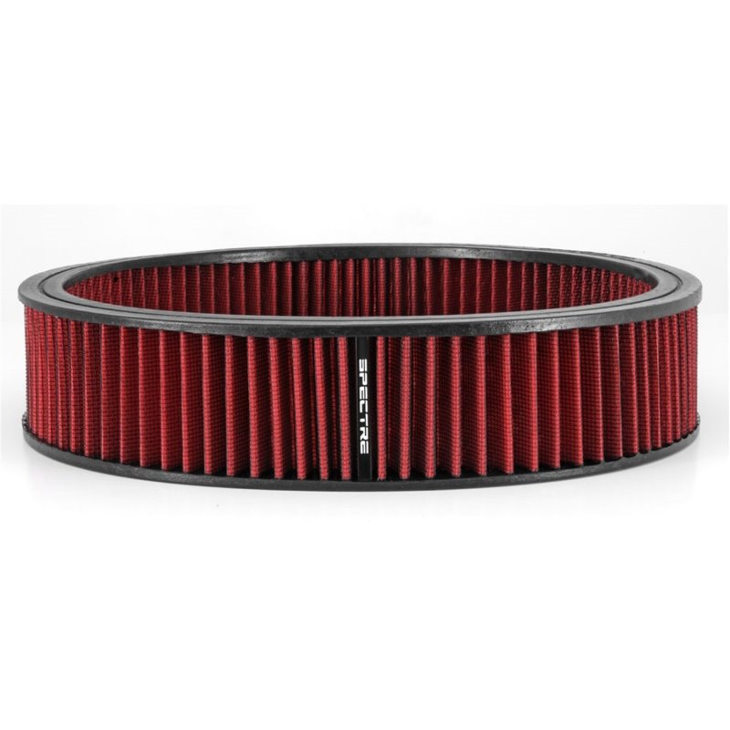 Spectre HPR Round Air Filter 14in. x 3in. - Red