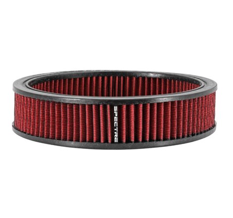 Spectre Round Air Filter 9in. x 2in. - Red