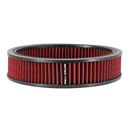 Spectre Round Air Filter 9in. x 2in. - Red