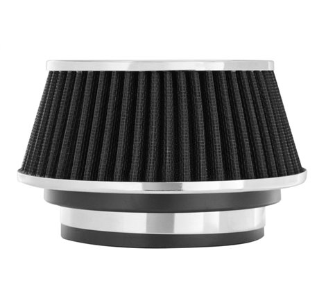 Spectre Adjustable Conical Air Filter 2-1/2in. Tall (Fits 3in. / 3-1/2in. / 4in. Tubes) - Black