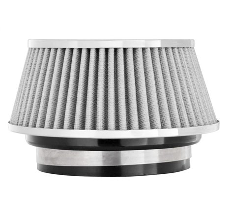 Spectre Adjustable Conical Air Filter 2-1/2in. Tall (Fits 3in. / 3-1/2in. / 4in. Tubes) - White