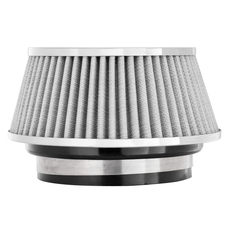 Spectre Adjustable Conical Air Filter 2-1/2in. Tall (Fits 3in. / 3-1/2in. / 4in. Tubes) - White