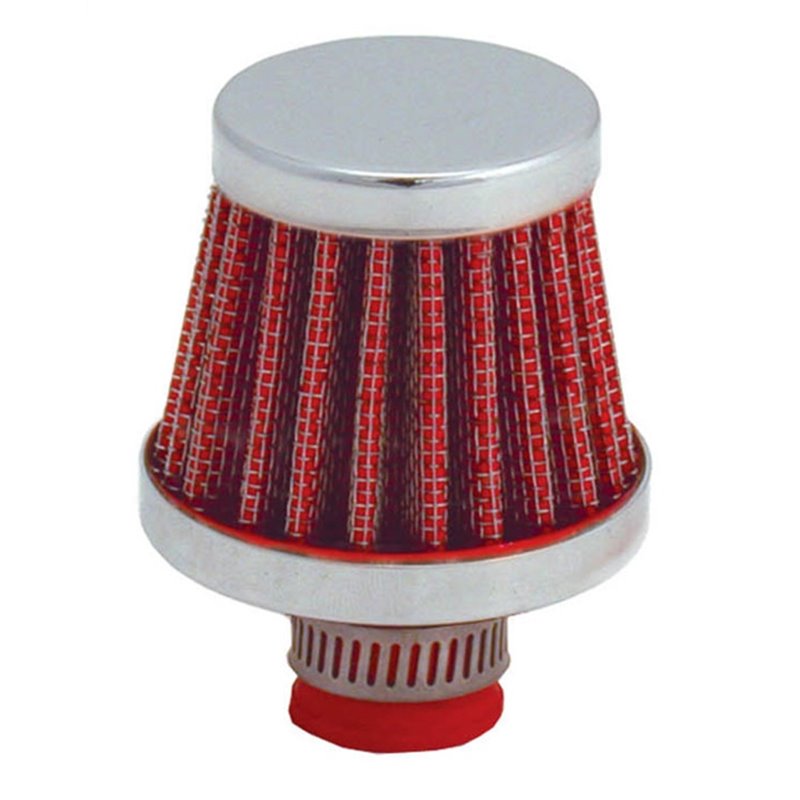 Spectre Breather Filter 10mm Flange / 2in. OD / 1-3/4in. Height - Red