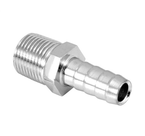 Spectre Fuel Fitting 3/8in. Hose Barb NPT Threads - Chrome