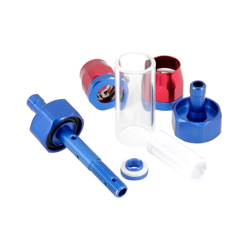 Spectre Pro-Plumbing Fuel Filter 3/8in. - Red/Blue