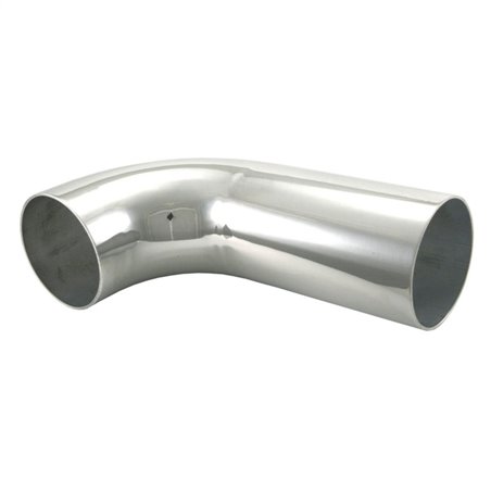 Spectre Universal Tube Elbow 3-1/2in. OD / 90 Degree Mandrel w/6in. Leg - Aluminum