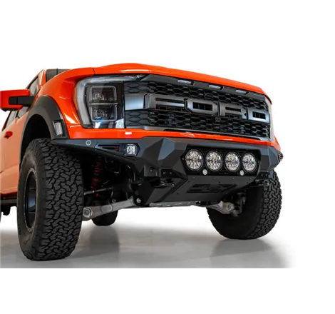 Addictive Desert Designs 2021+ Ford Raptor Bomber Front Bumper w/ 4 Rigid 360 6in Light Mounts