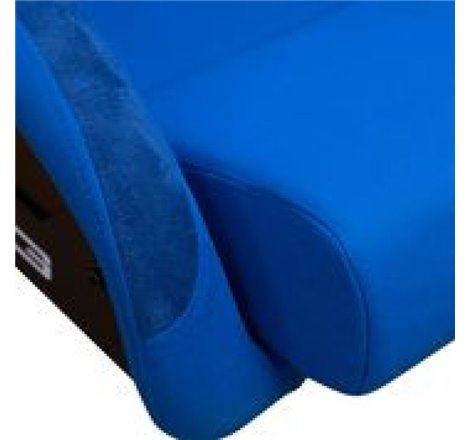 NRG FRP Bucket Seat (Blue Cloth) - Large