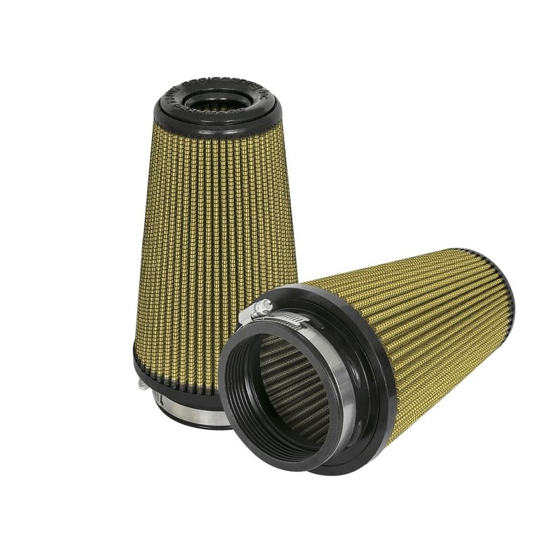 aFe Magnum FLOW Pro GUARD 7 Replacement Air Filter (Pair) F-3.5 / B-5 / T-3.5 (Inv) / H-8in.