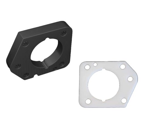 Torque Solution Throttle Body Spacer (Black) - 06-11 Honda Civic LX/EX/DX R18