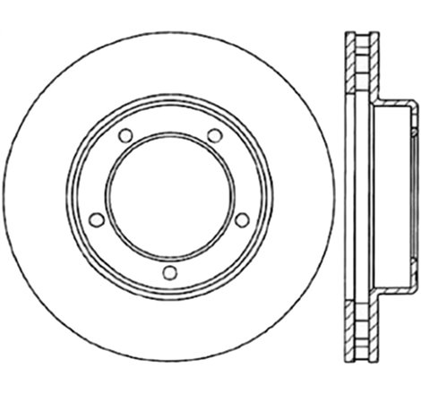 StopTech 98-07 Lexus LX / Toyota Land Cruiser Cryo Slotted Front Left Sport Brake Rotor