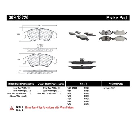 StopTech Performance 08-10 Audi A5 / 10 S4 / 09-10 Audi A4 (except Quattro) Front Brake Pads