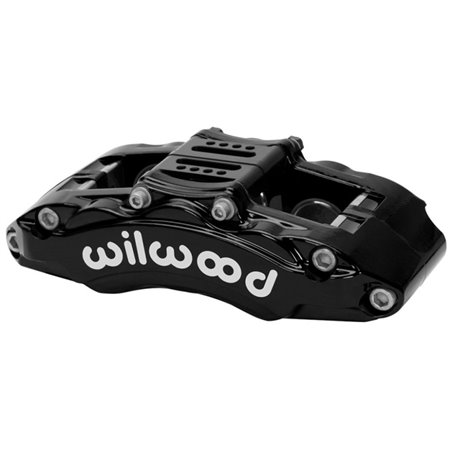 Wilwood Caliper - AT6 Lug Mount Black 1.75in/1.38in/1.38in Piston .75in Rotor - Right Side